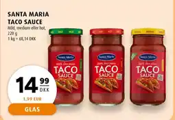 Scandinavian Park Santa maria taco sauce erbjuda