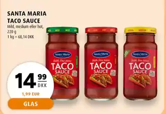 Scandinavian Park Santa maria taco sauce erbjuda