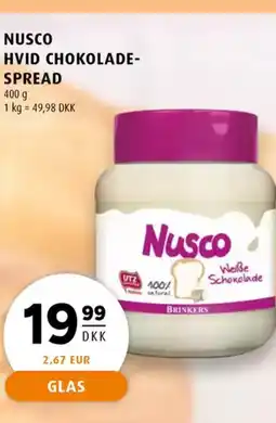 Scandinavian Park Nusco hvid chokolade- spread erbjuda