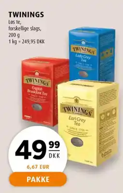 Scandinavian Park TWININGS Løs te, forskellige slags, erbjuda