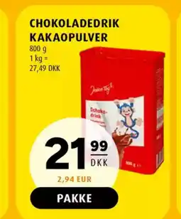 Scandinavian Park Chokoladedrik kakaopulver erbjuda