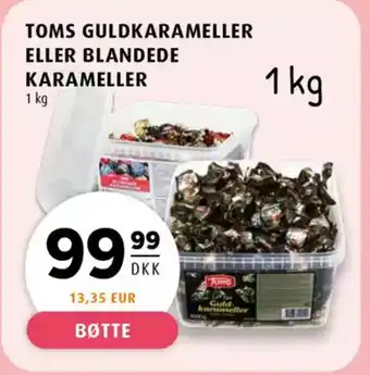 Scandinavian Park Toms guldkarameller eller blandede karameller erbjuda