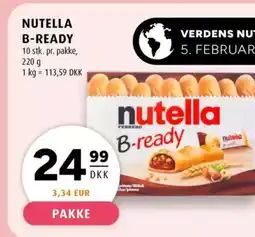 Scandinavian Park Nutella b-ready erbjuda