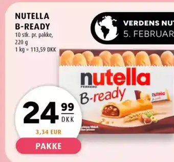 Scandinavian Park Nutella b-ready erbjuda