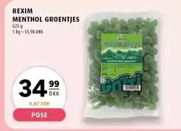 Scandinavian Park Rexim menthol groentjes erbjuda