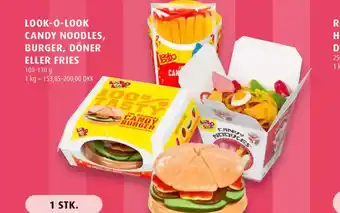 Scandinavian Park Look-o-look candy noodles, burger, döner erbjuda