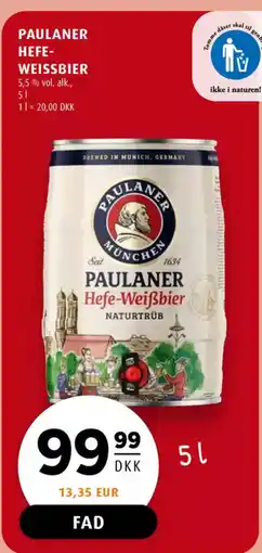 Scandinavian Park Paulaner hefe- weissbier erbjuda