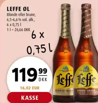 Scandinavian Park Leffe øl erbjuda