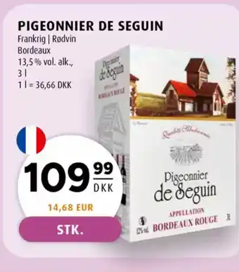 Scandinavian Park Pigeonnier de seguin frankrig | rødvin erbjuda