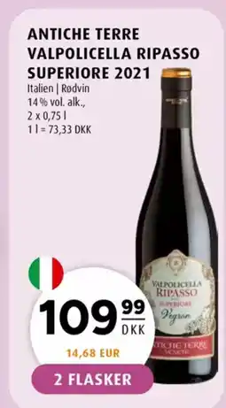 Scandinavian Park Antiche terre valpolicella ripasso superiore 2021 erbjuda