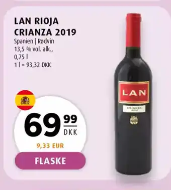 Scandinavian Park Lan rioja crianza 2019 erbjuda