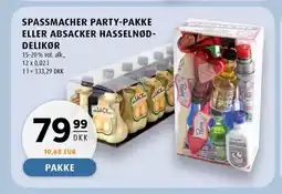 Scandinavian Park Spassmacher party-pakke eller absacker hasselnød- delikør erbjuda