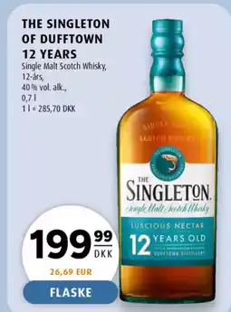 Scandinavian Park The singleton of dufftown 12 years erbjuda