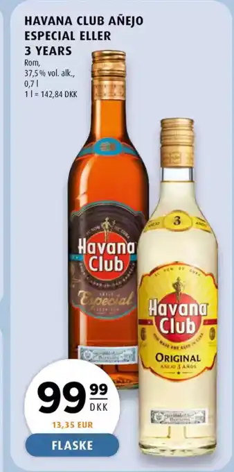 Scandinavian Park Havana club añejo especial eller 3 years erbjuda