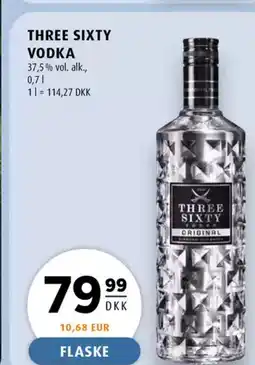 Scandinavian Park Three sixty vodka 37,5% vol. alk., erbjuda