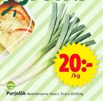 ICA Supermarket Purjolök Nederländerna. erbjuda