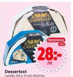 ICA Supermarket Dessertost erbjuda