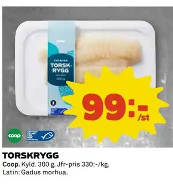 Coop Torskrygg erbjuda