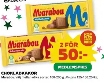 Coop Chokladkakor erbjuda