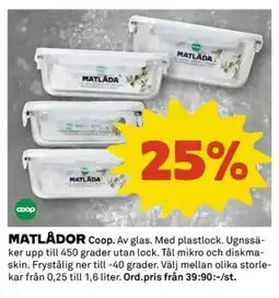 Coop MATLÅDOR Coop erbjuda