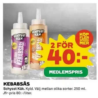 Coop Kebabsås erbjuda