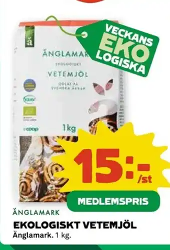 Coop Ekologiskt vetemjöl erbjuda