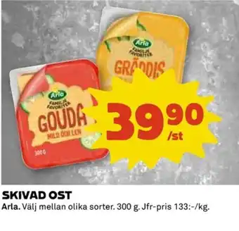 Coop Skivad ost erbjuda