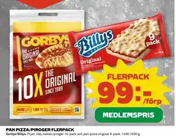 Coop Pan pizza/piroger flerpack erbjuda