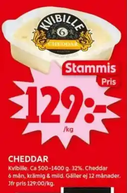 ICA Kvantum Cheddar erbjuda