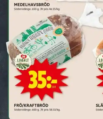 ICA Kvantum Frö/kraftbröd erbjuda