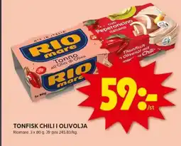 ICA Kvantum Tonfisk chili i olivolja erbjuda