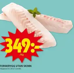 ICA Kvantum Torskrygg utan skinn erbjuda