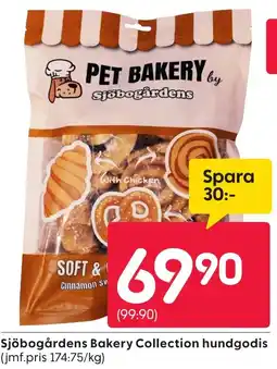 Rusta Sjöbogårdens Bakery Collection hundgodis erbjuda