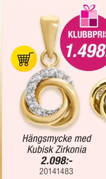 Guldfynd Hängsmycke med Kubisk Zirkonia erbjuda