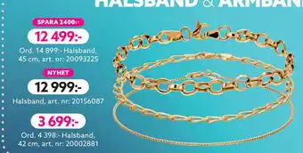 Albrekts Guld Halsband erbjuda