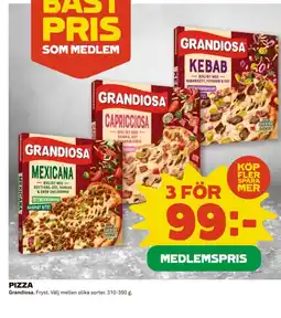 Coop GRANDIOSA Pizza erbjuda