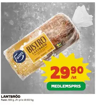 Coop FAZER Lantbröd erbjuda