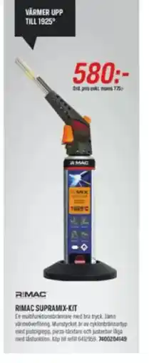 Tools RIMAC Supramix-kit erbjuda