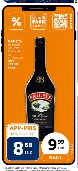 Scandinavian Park BAILEYS erbjuda