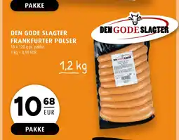 Scandinavian Park DEN GODE SLAGTER FRANKFURTER PØLSER erbjuda