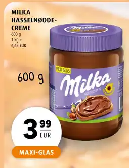 Scandinavian Park MILKA HASSELNØDDECREME erbjuda