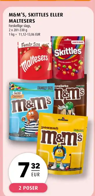 Scandinavian Park M&M’S, SKITTLES ELLER MALTESERS erbjuda