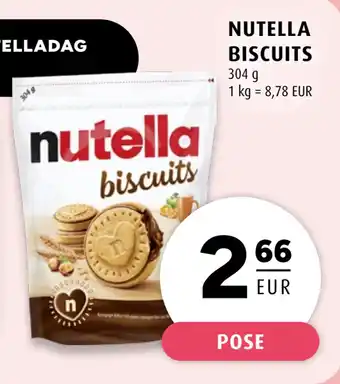 Scandinavian Park NUTELLA BISCUITS erbjuda