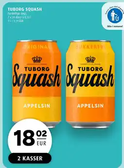 Scandinavian Park TUBORG SQUASH erbjuda