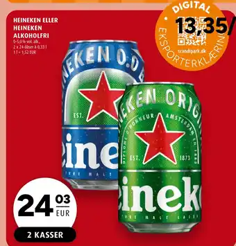 Scandinavian Park HEINEKEN ELLER HEINEKEN ALKOHOLFRI erbjuda