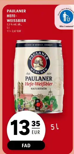 Scandinavian Park PAULANER HEFEWEISSBIER erbjuda