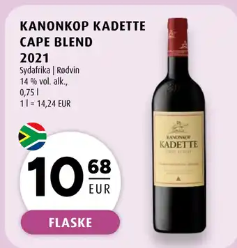 Scandinavian Park KANONKOP KADETTE CAPE BLEND 2021 erbjuda