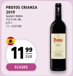 Scandinavian Park PROTOS CRIANZA 2019 erbjuda