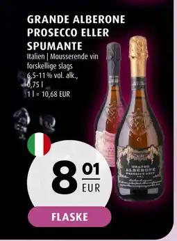 Scandinavian Park GRANDE ALBERONE PROSECCO ELLER SPUMANTE erbjuda