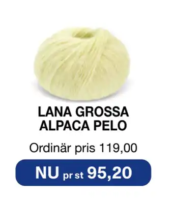 Selfmade LANA GROSSA ALPACA PELO erbjuda